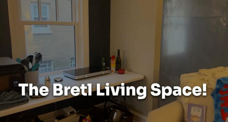 Bretl living space during their home remodel
